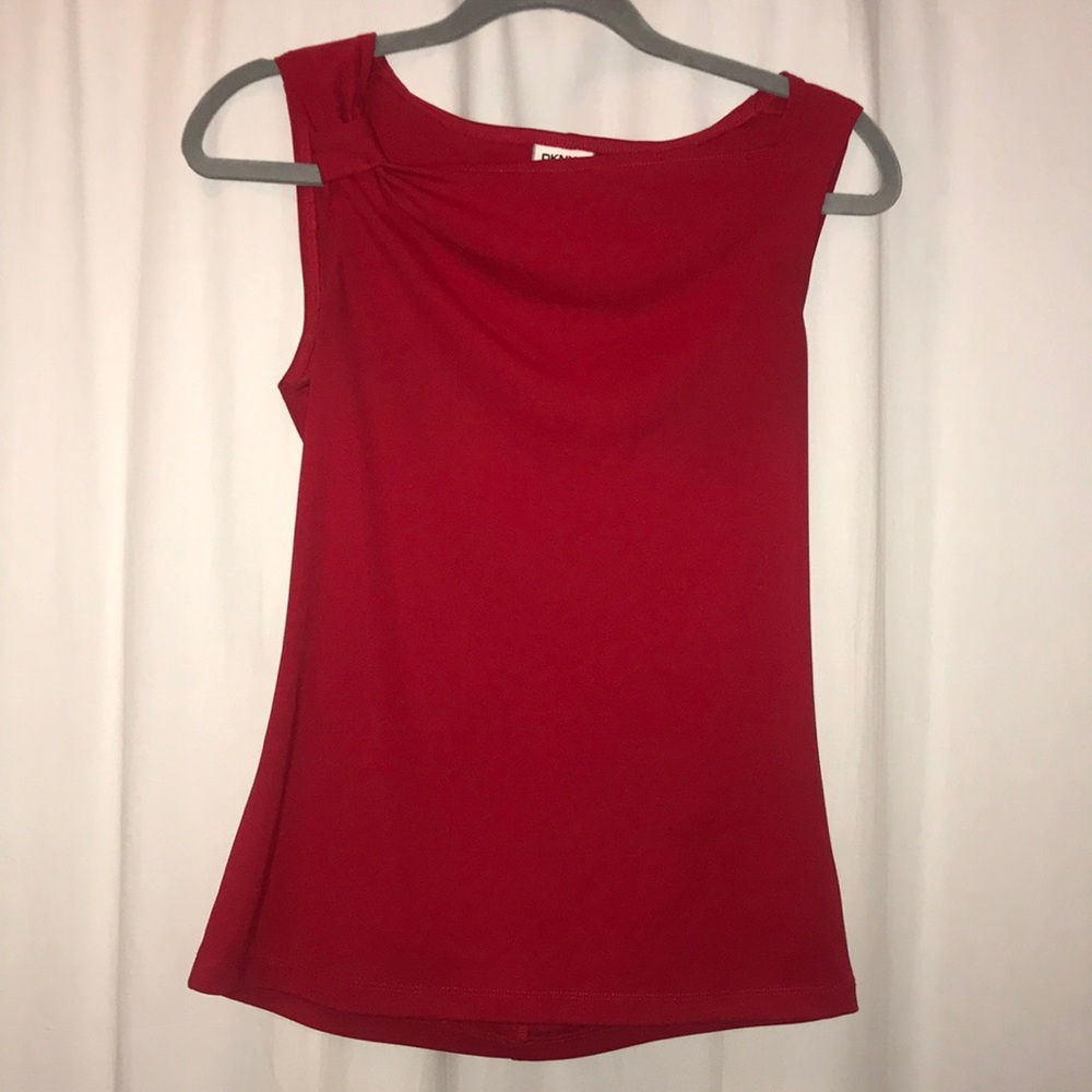 DKNY Red Work Shirt